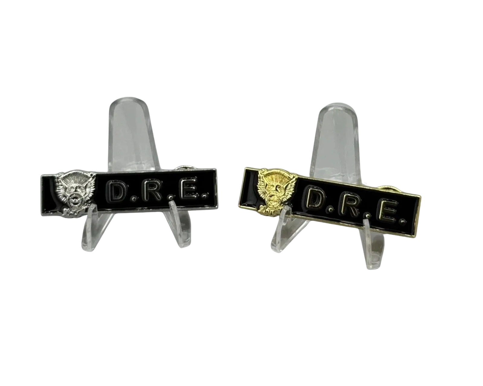 DRE Drug Recognition Expert pin Silver & Gold