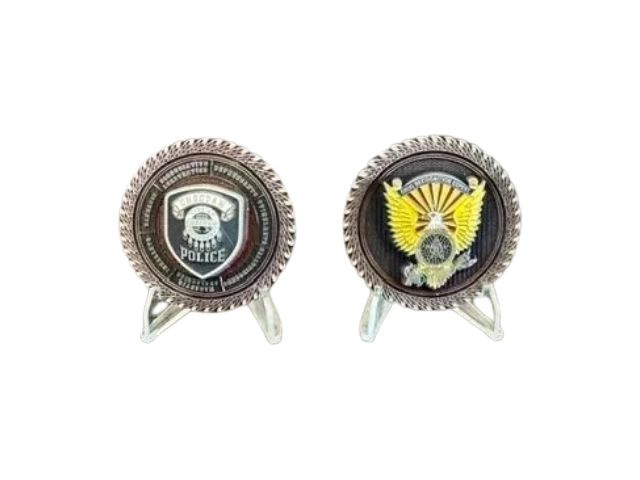 Choctaw Police Department Challenge Coin Glow (DRE)