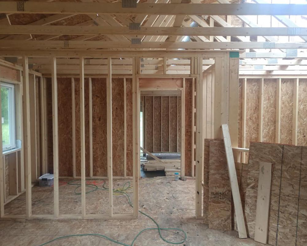 Wooden House Frame Installation — Austin, MN — Twix Construction
