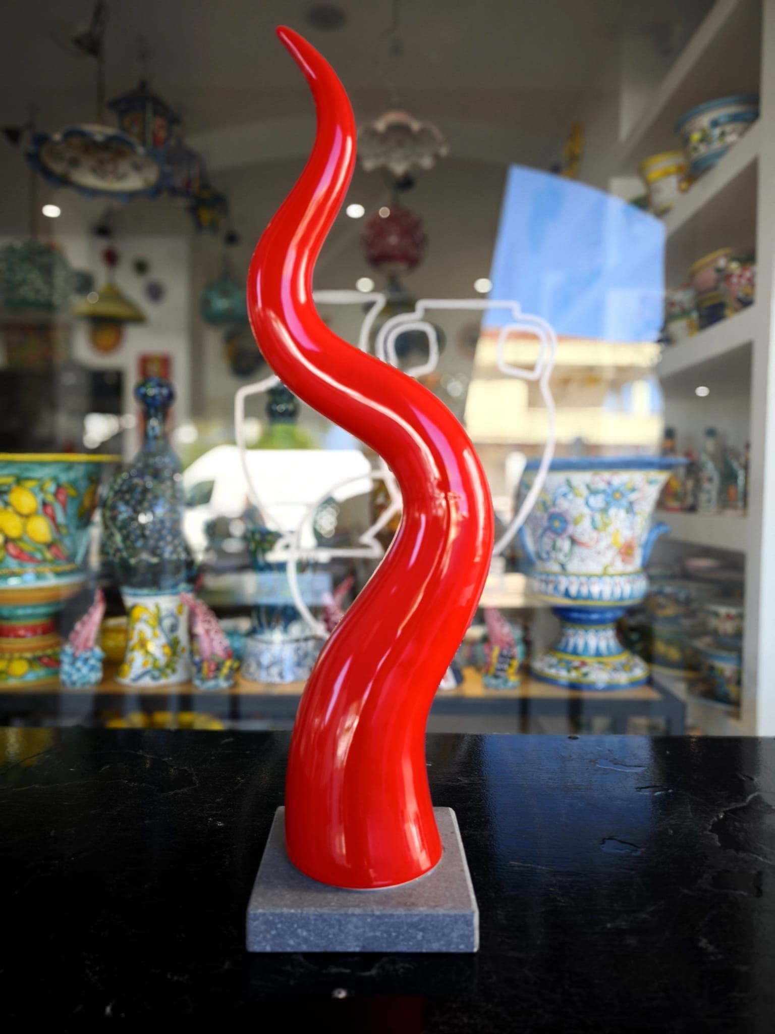 statue e soprammobili in ceramica artigianale