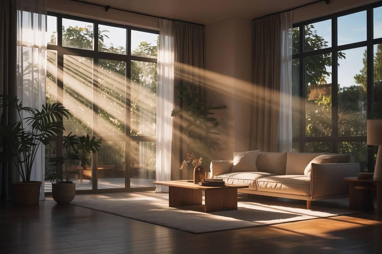 Sunlight fading furniture and floors