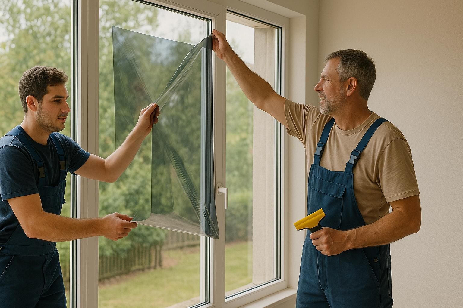 Window film installation