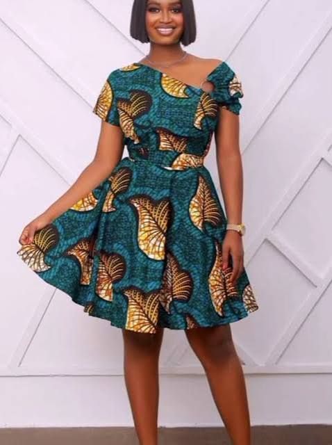 Sha- Kitenge short Dress