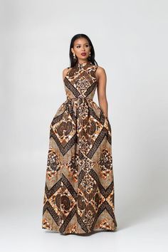 Sha- Kitenge Long Dress
