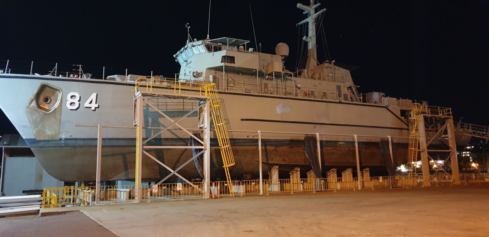 White Grey Ship — Newcastle, NSW — Channel Shipwright Services