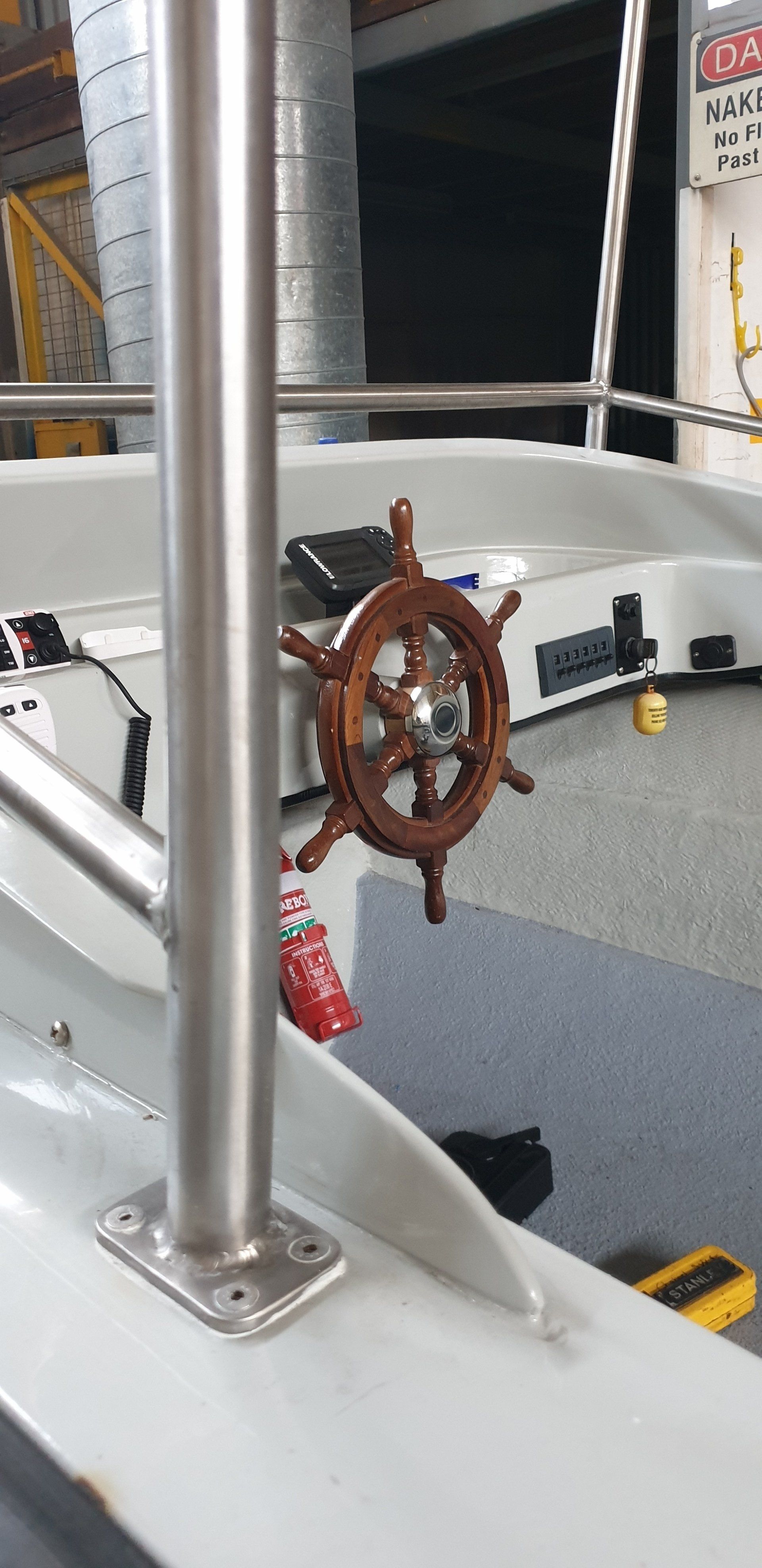 Steering Hand Wheel — Newcastle, NSW — Channel Shipwright Services