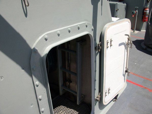Grey Ship Hatch — Newcastle, NSW — Channel Shipwright Services