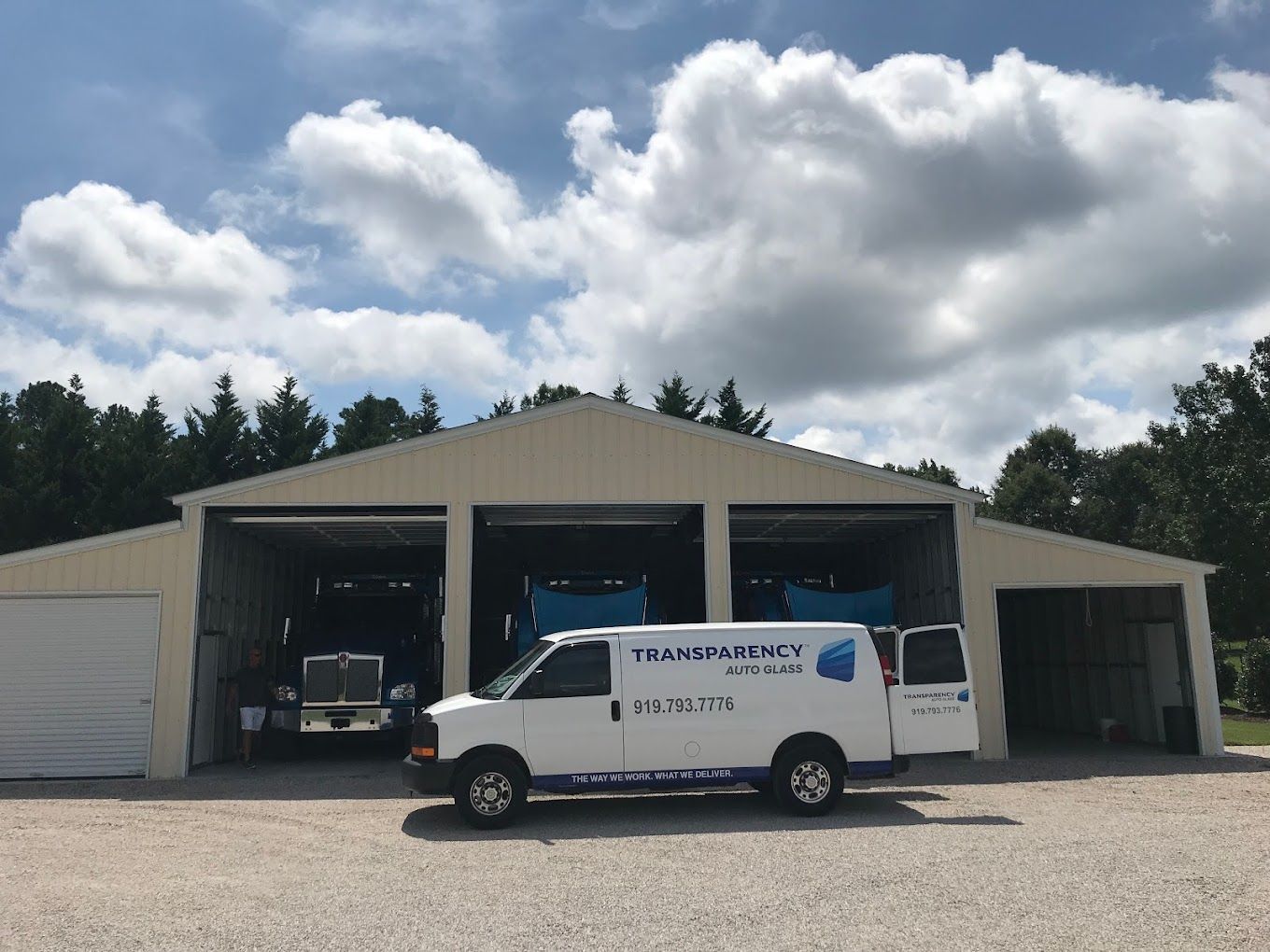 On-site mobile fleet glass service in Garner, NC