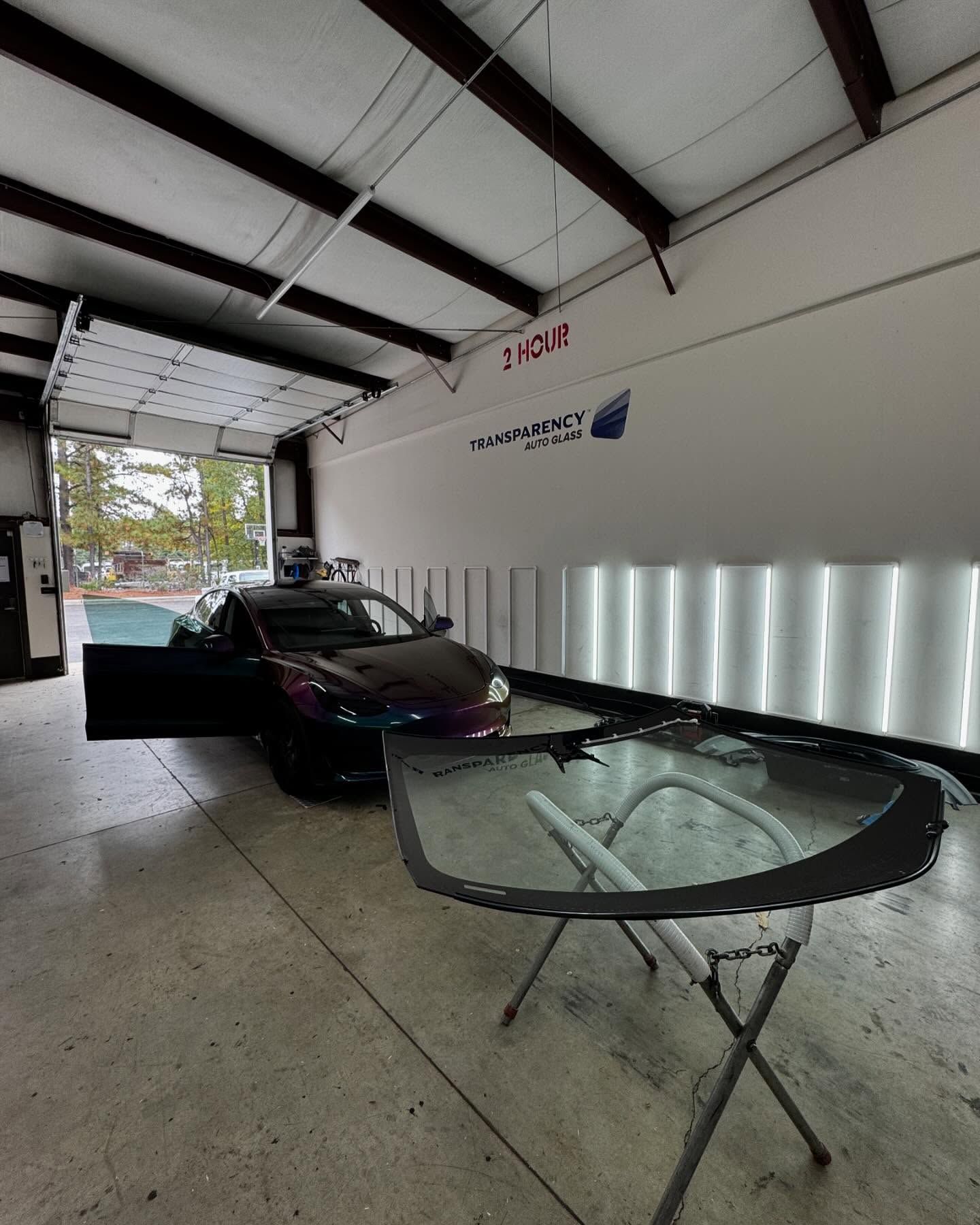 In-shop windshield replacement in Garner, NC