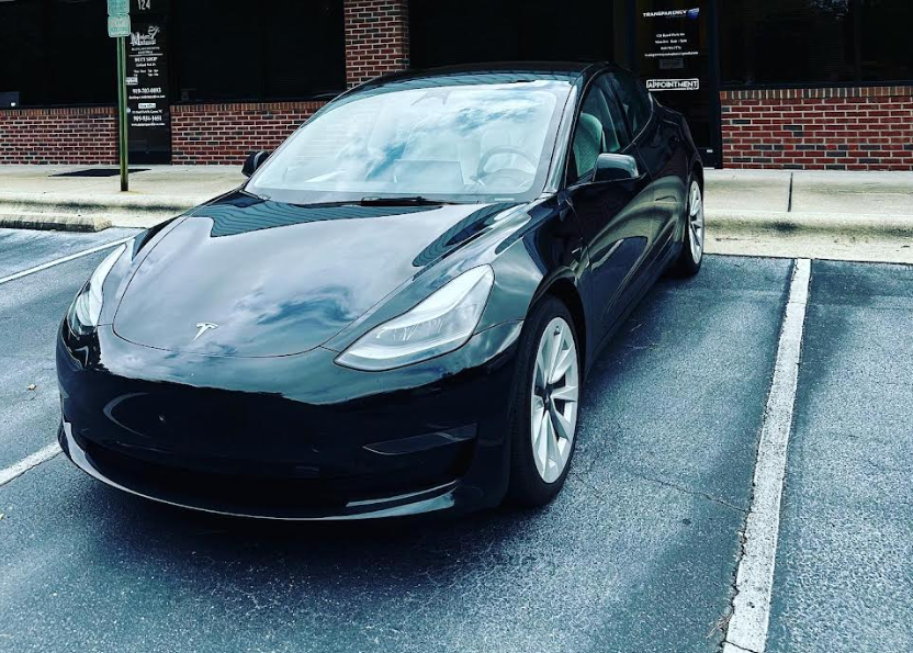Tesla Model 3 windshield replacement in Raleigh, NC