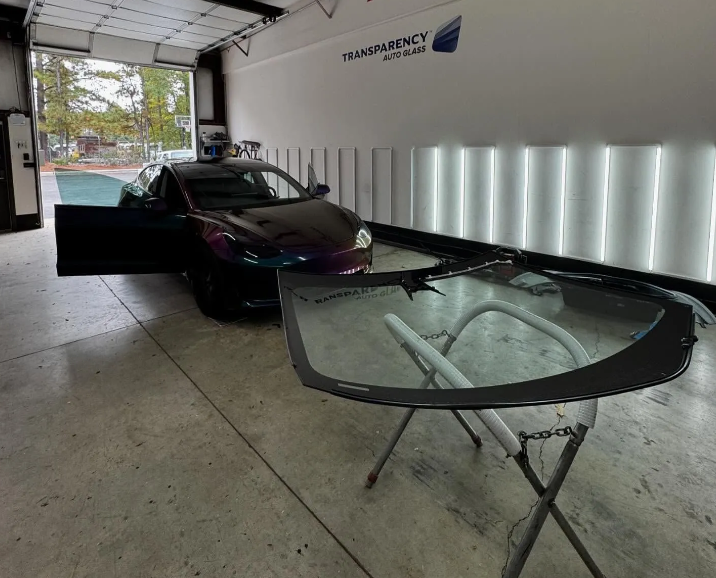 Tesla windshield replacement in Raleigh, NC