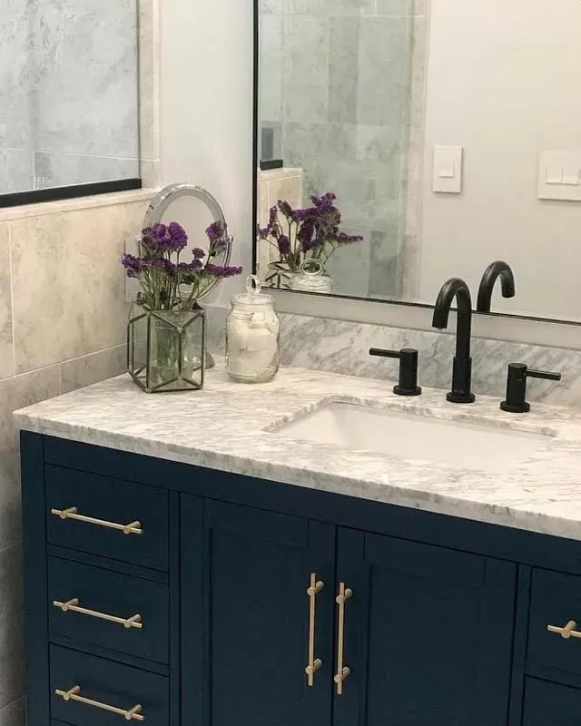 A lovely residential bathroom remodel by Dream Builders Contracting in Dearborn, MI