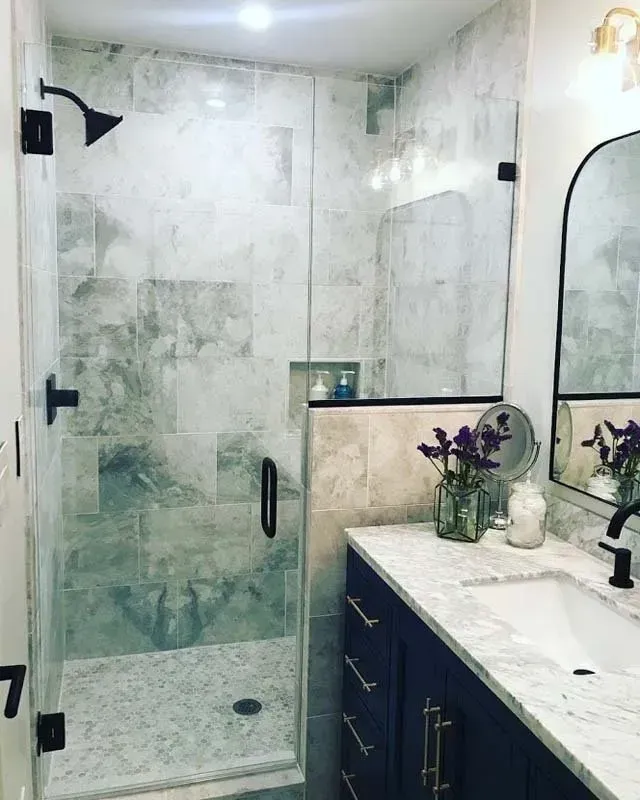 A gorgeous bathroom remodel by Dream Builders Contracting in Dearborn, MI