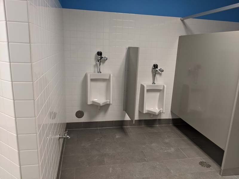 A commercial bathroom remodel in Dearborn, MI by Dream Builders Contracting 