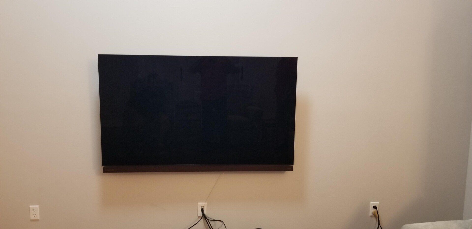 black screen Television