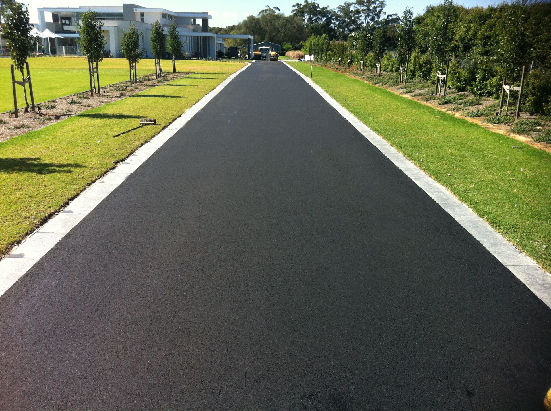 Driveway Clear Asphalt Road — Sydney, Nsw — C & C Asphalt Pty Ltd