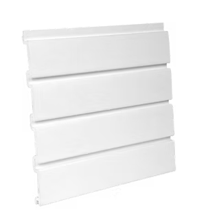 White PVC Slatwall Color Option