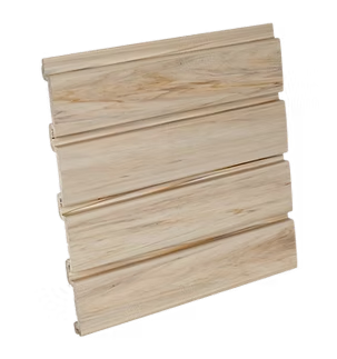 Beachwood PVC Slatwall Color Option