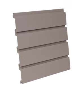 Taupe PVC Slatwall Color Option