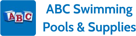 The logo for abc swimming pools and supplies