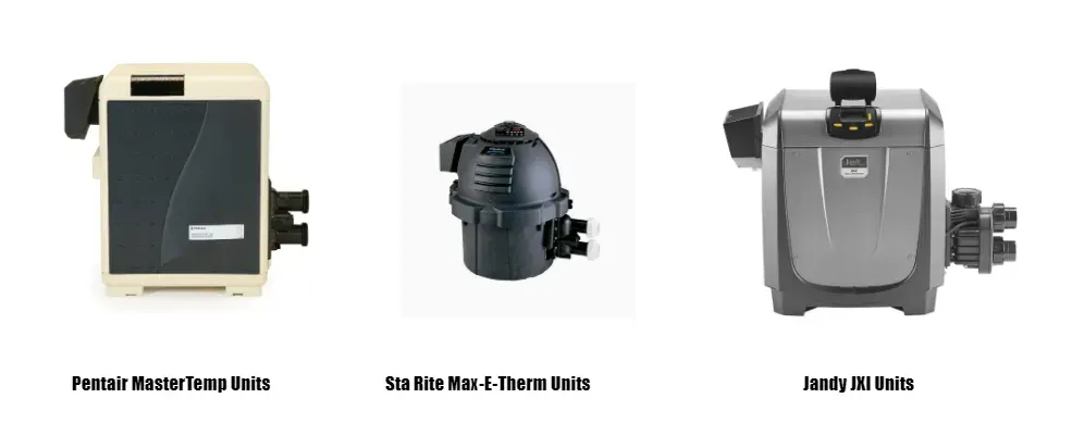 Three different types of cell phone holders are shown on a white background.