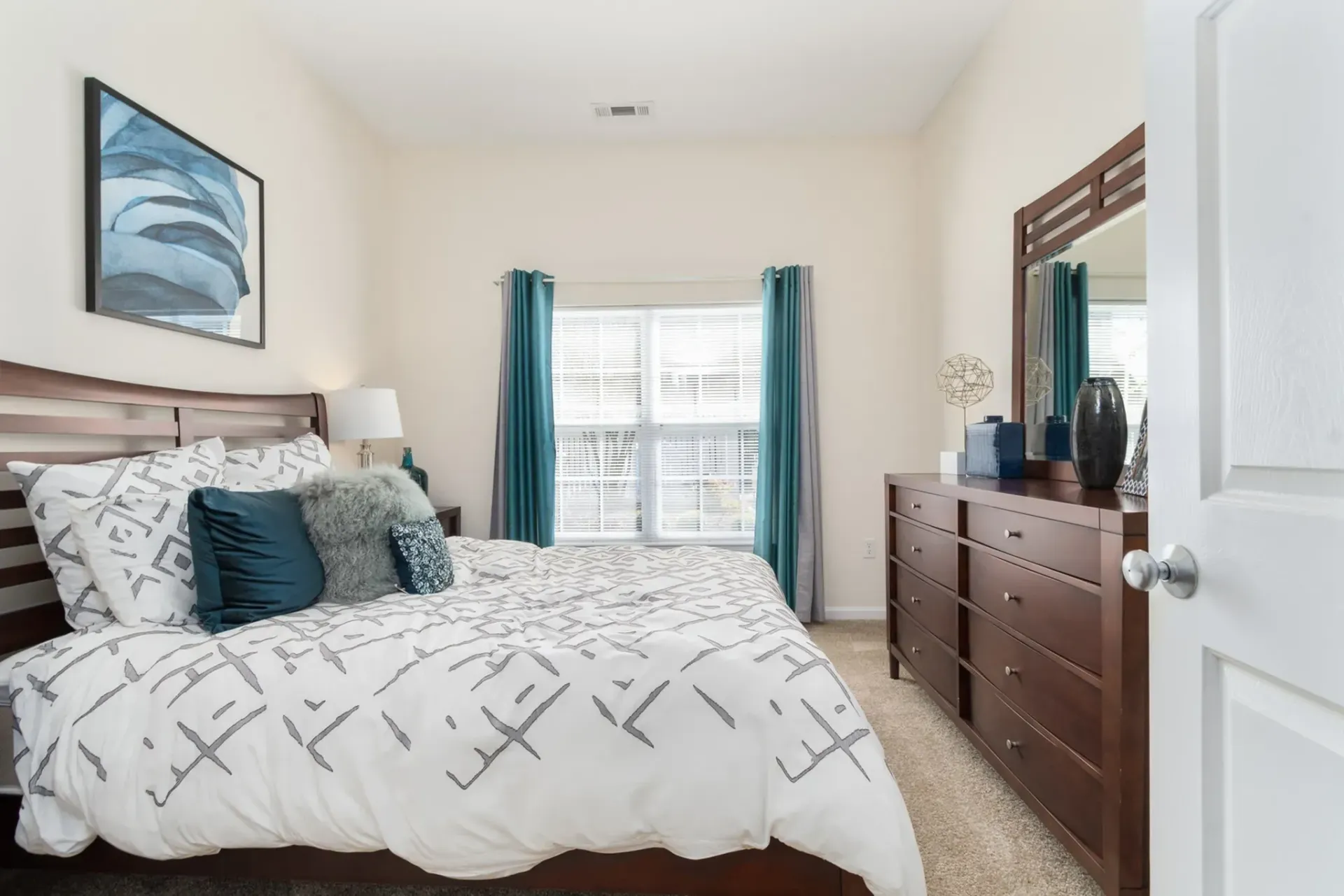 Bedroom at The Ledges at Johnston.