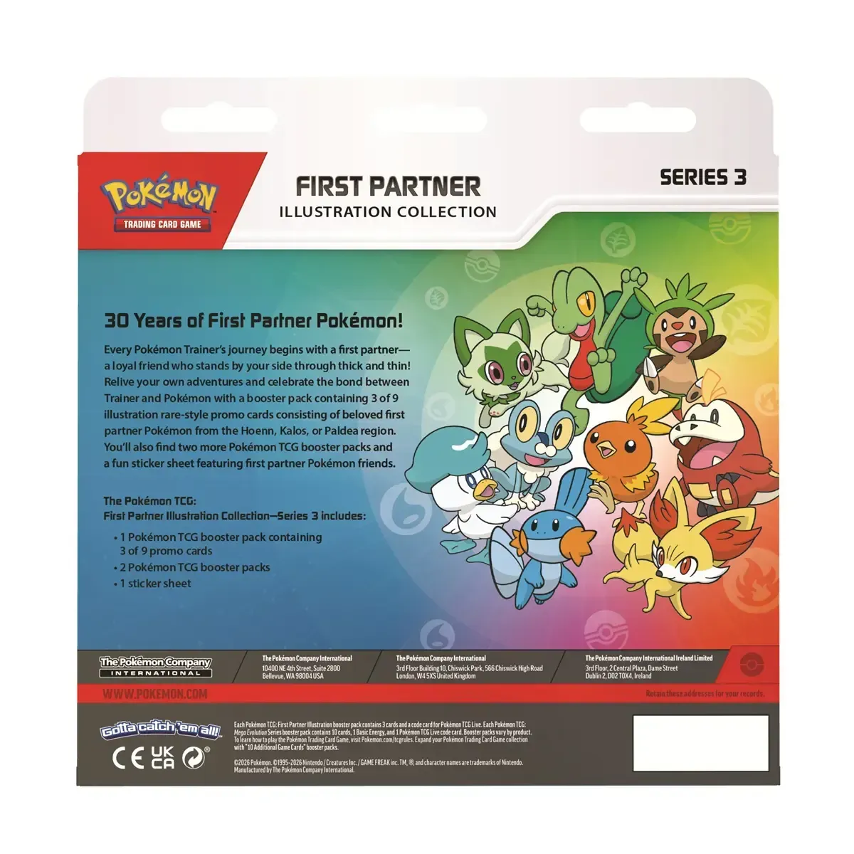 Pokémon First Partner Illustration Collection serie 3