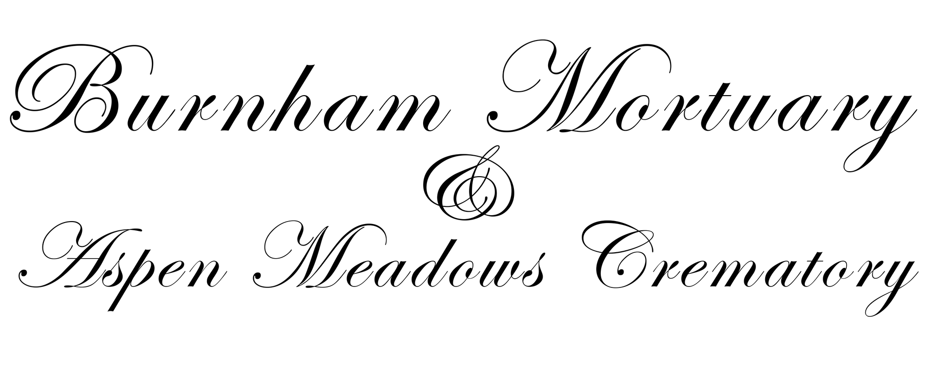 The logo for sample funeral home is shown on a white background.