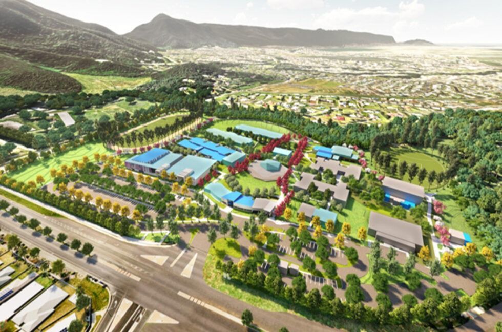 AeriaL View of a Campus With Multiple Buildings, Trees — Phoenix Protective & Marine Coating Specialists in Woree, QLD
