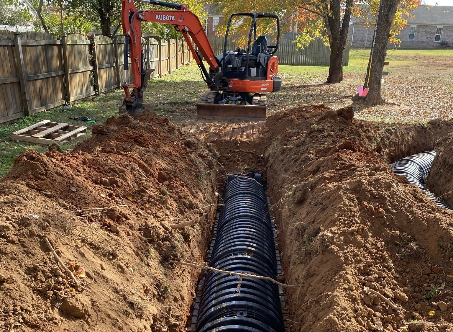 new septic tank install in North Alabama