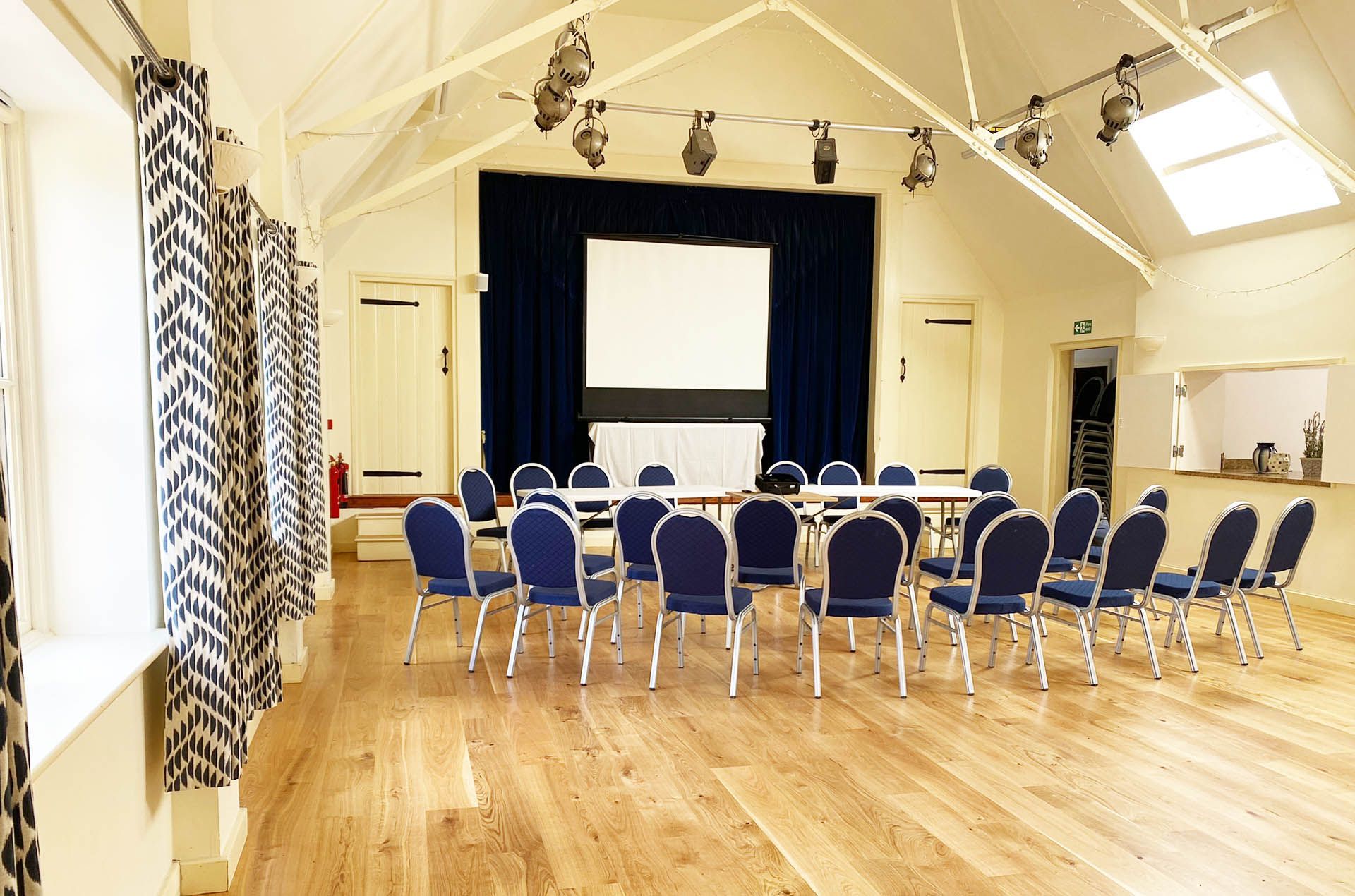 Naunton Village Hall main room