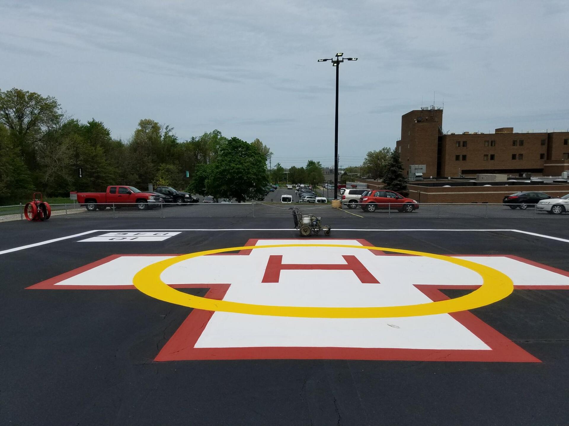 Helipad with