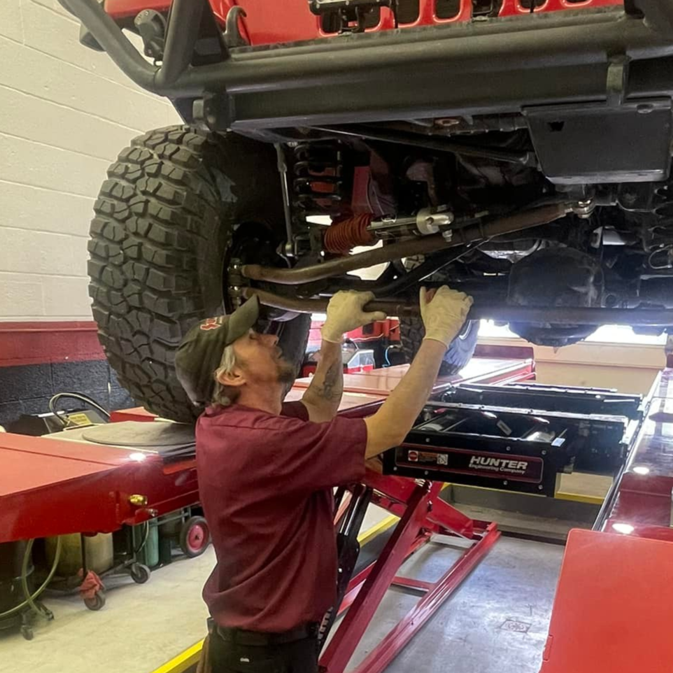 Mechanic in shop