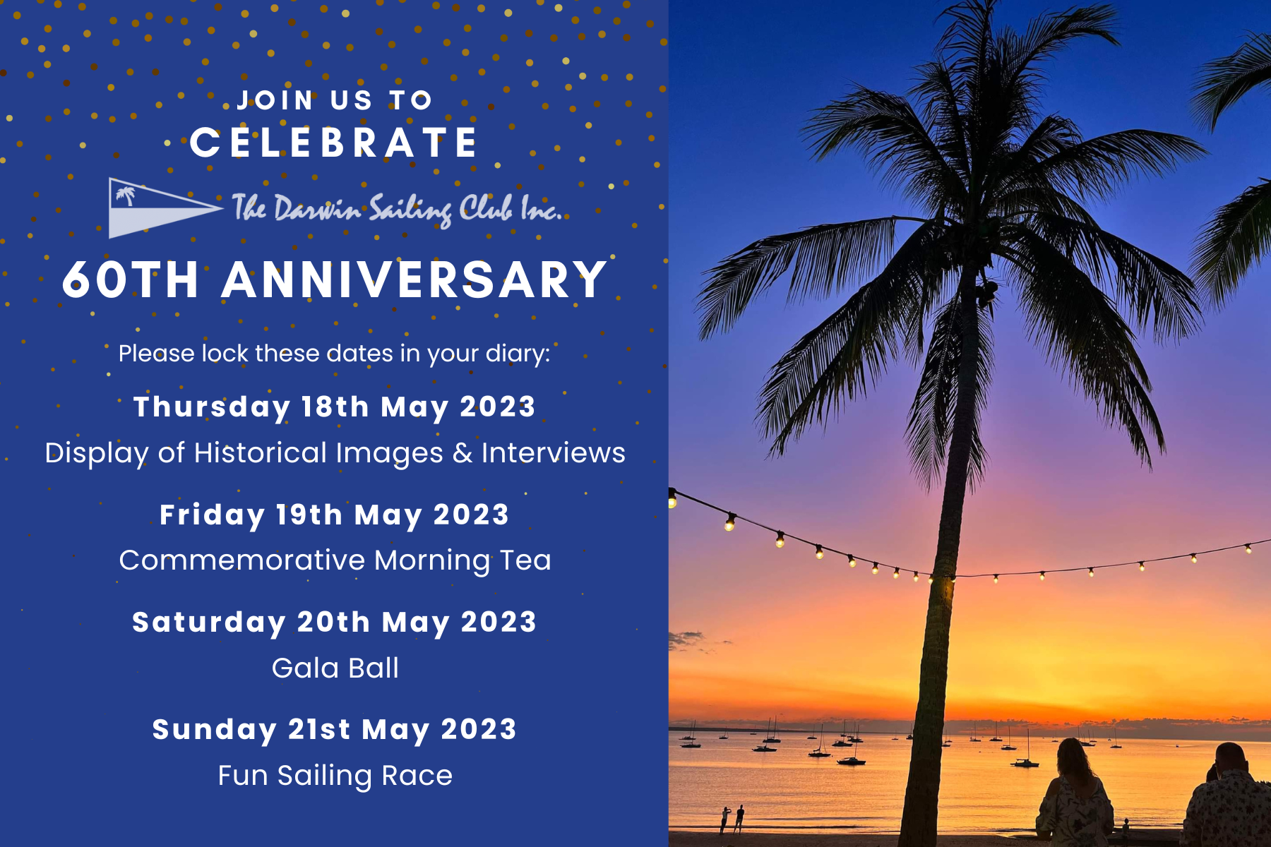 Darwin Sailing Club 60th Anniversary