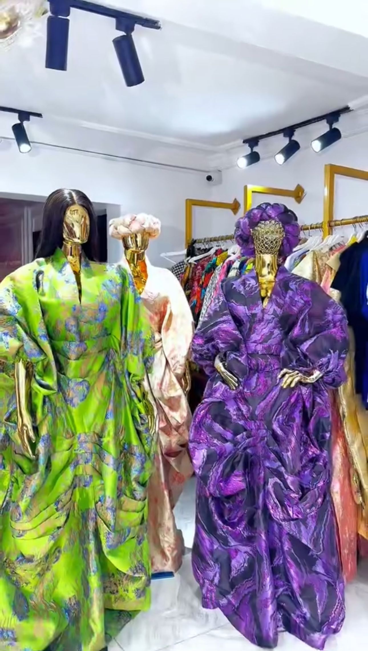 Luxury Marble Print Draped Kaftan Dress