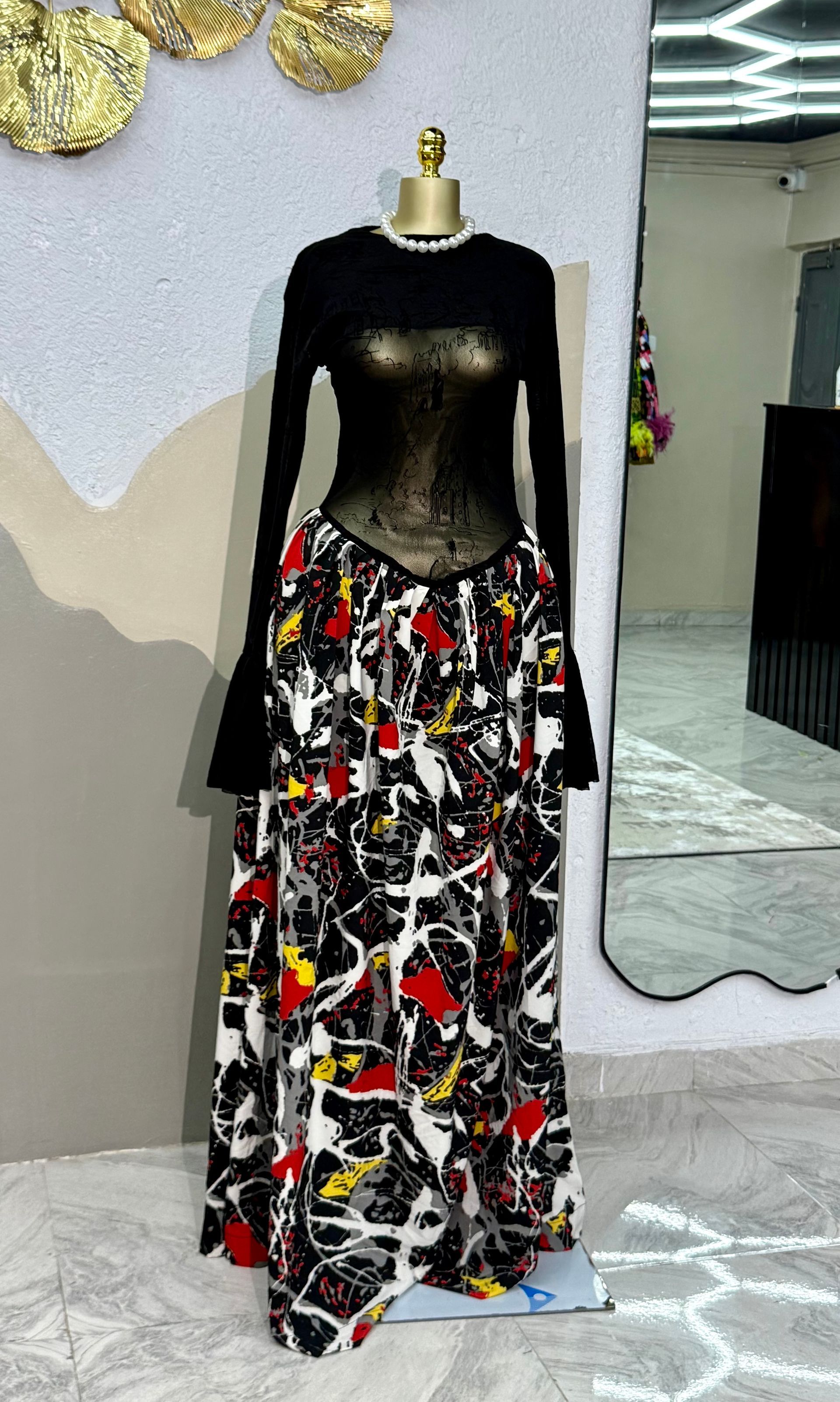 A-Crew Float Dress - Black