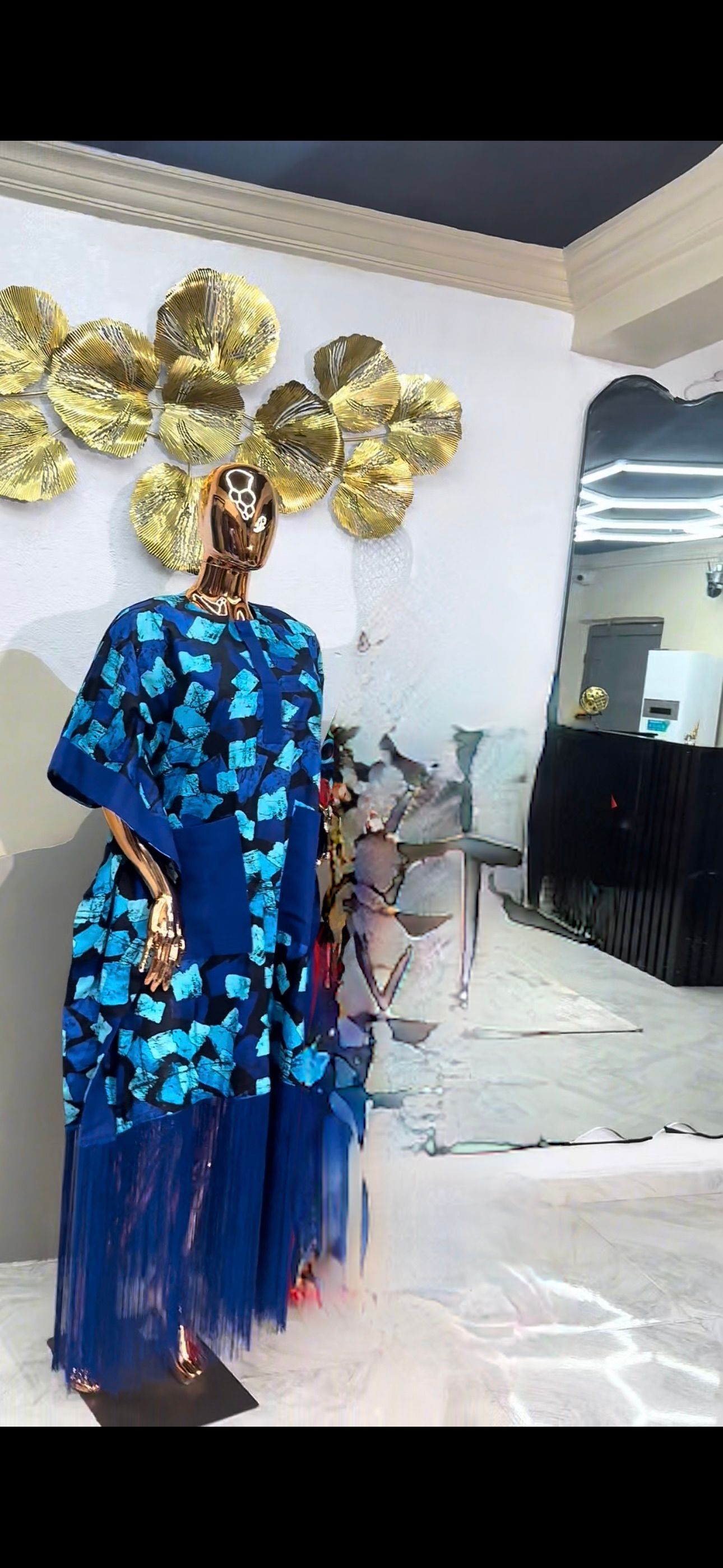 Flair Culture Dress - Blue