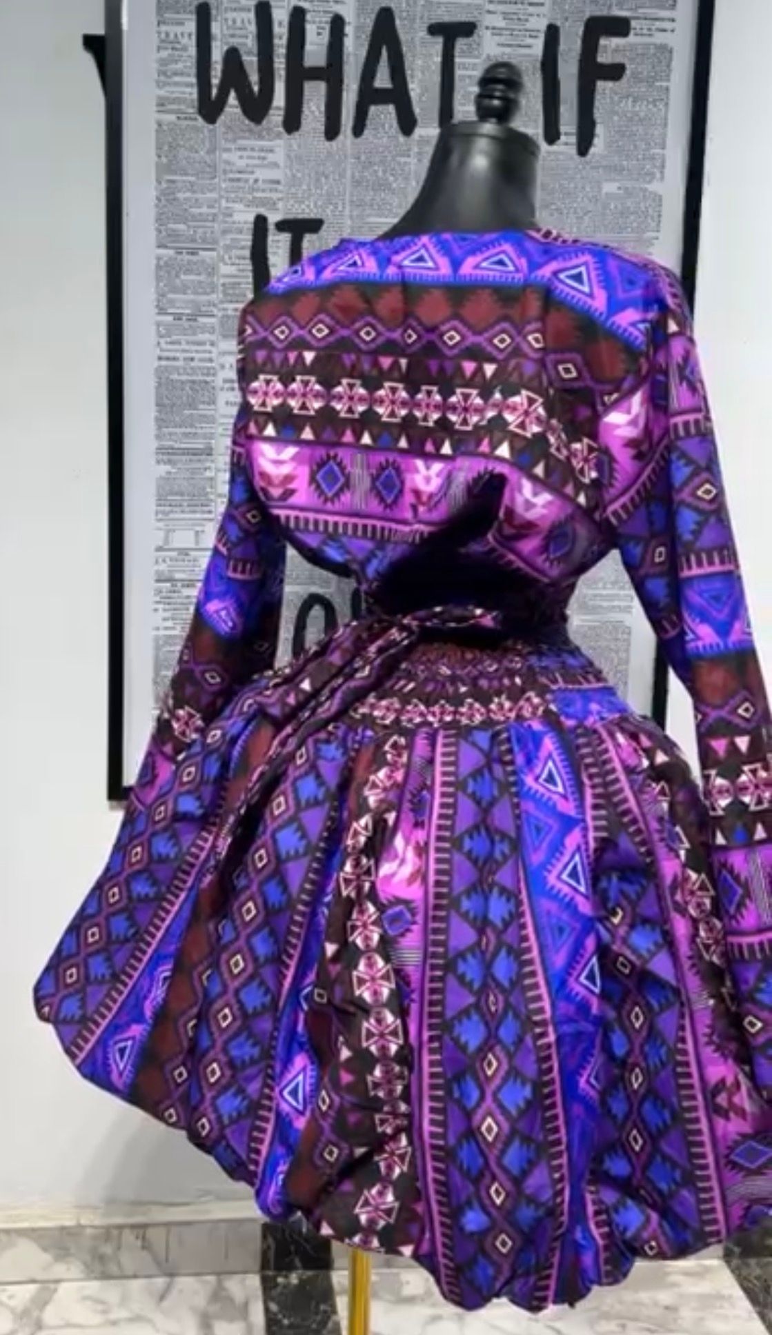 Cymphony Mini Summer Purple Dress