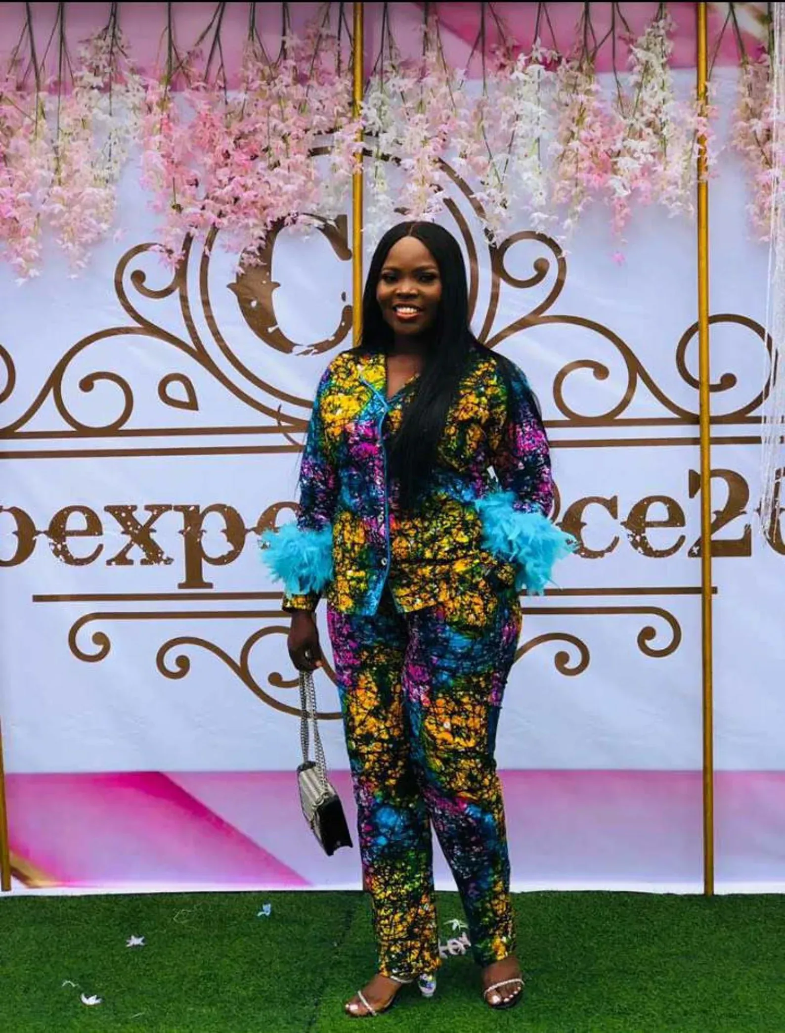 Feather Blouse and Freestyle Pants - Multiple Colors