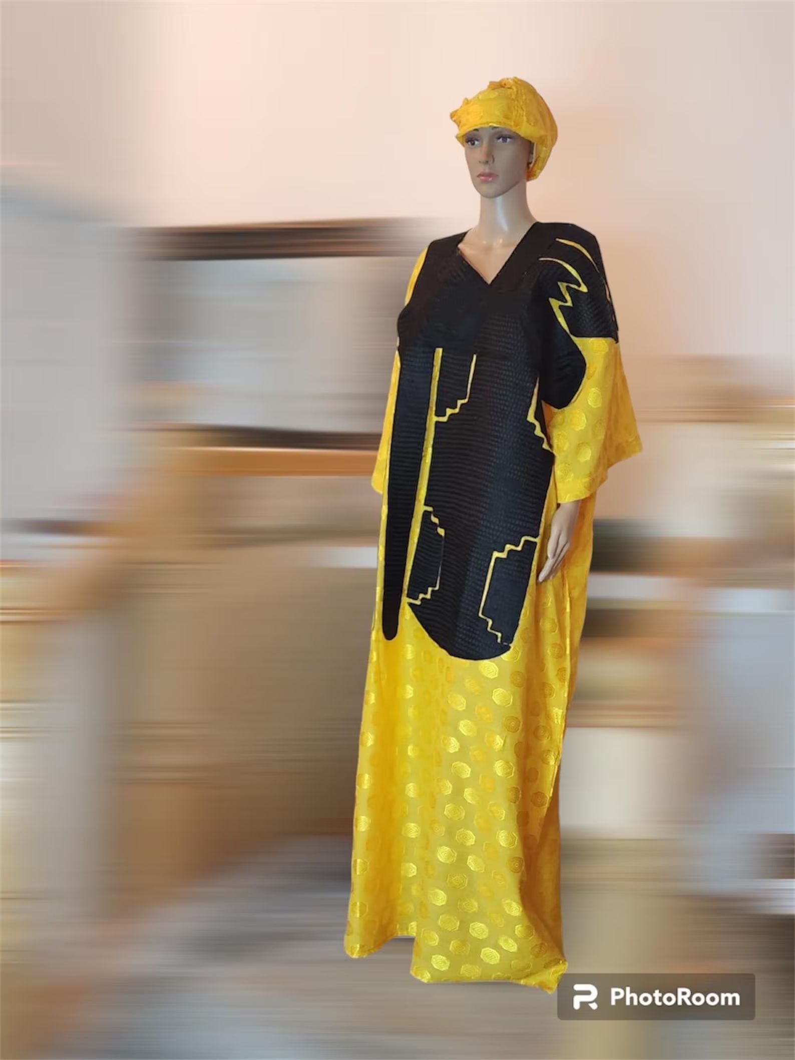 Juju African Print Dress