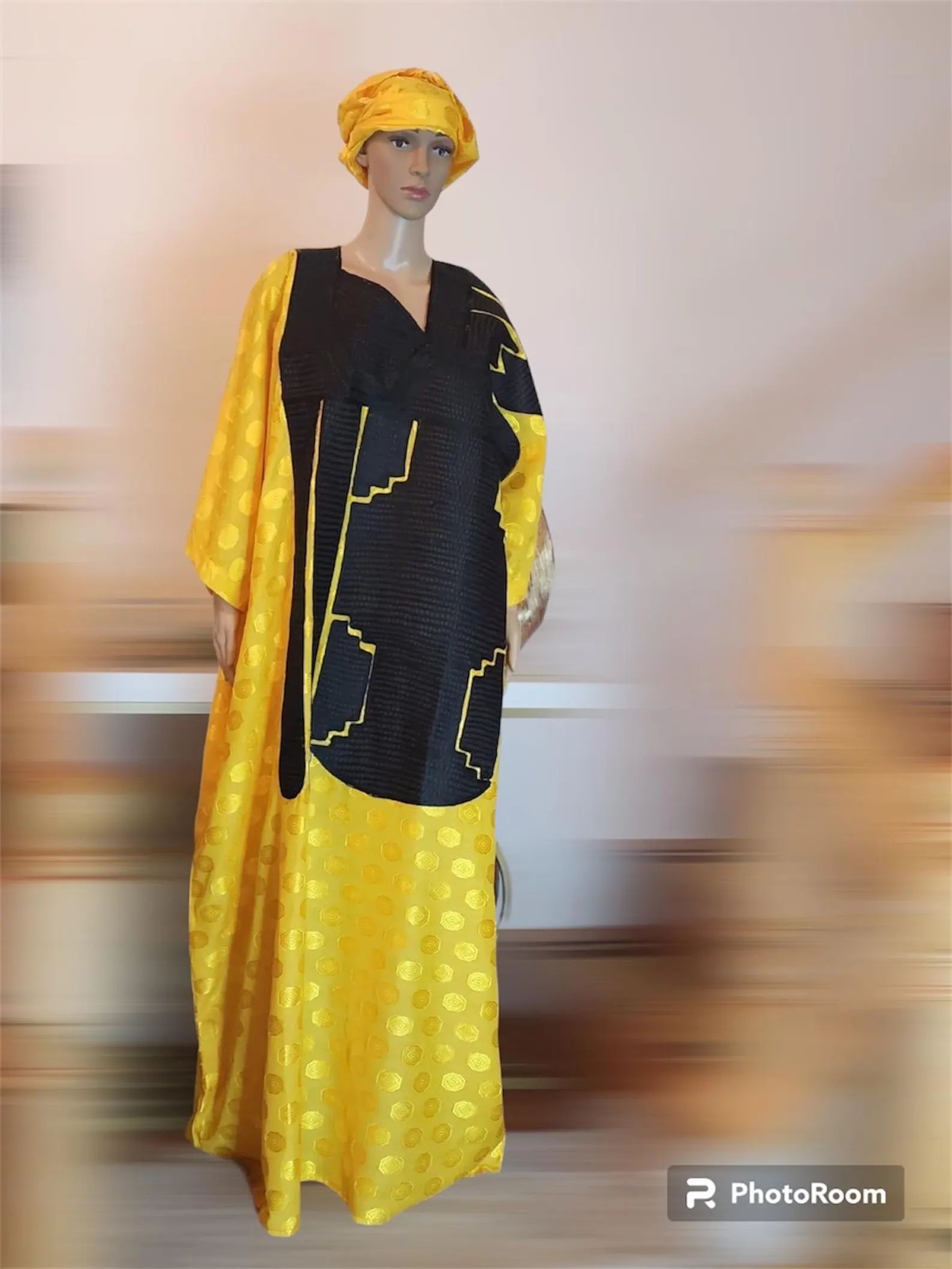 Juju African Print Dress