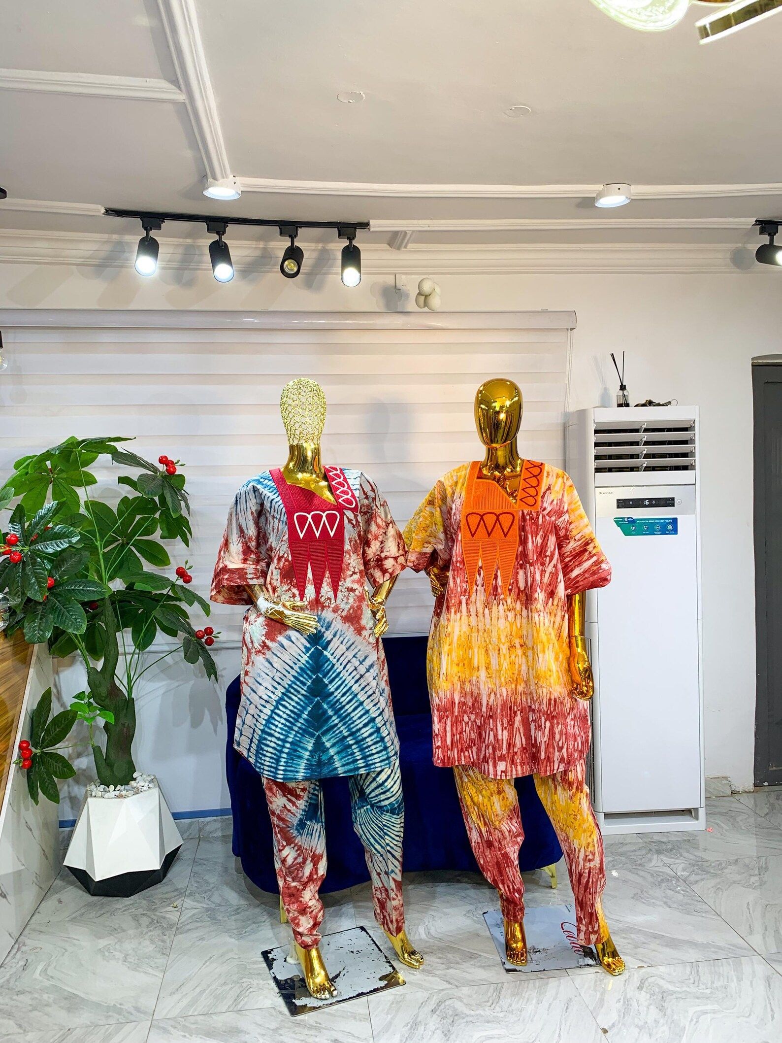 Kasey Tie Die Two-Piece Plants Outfits