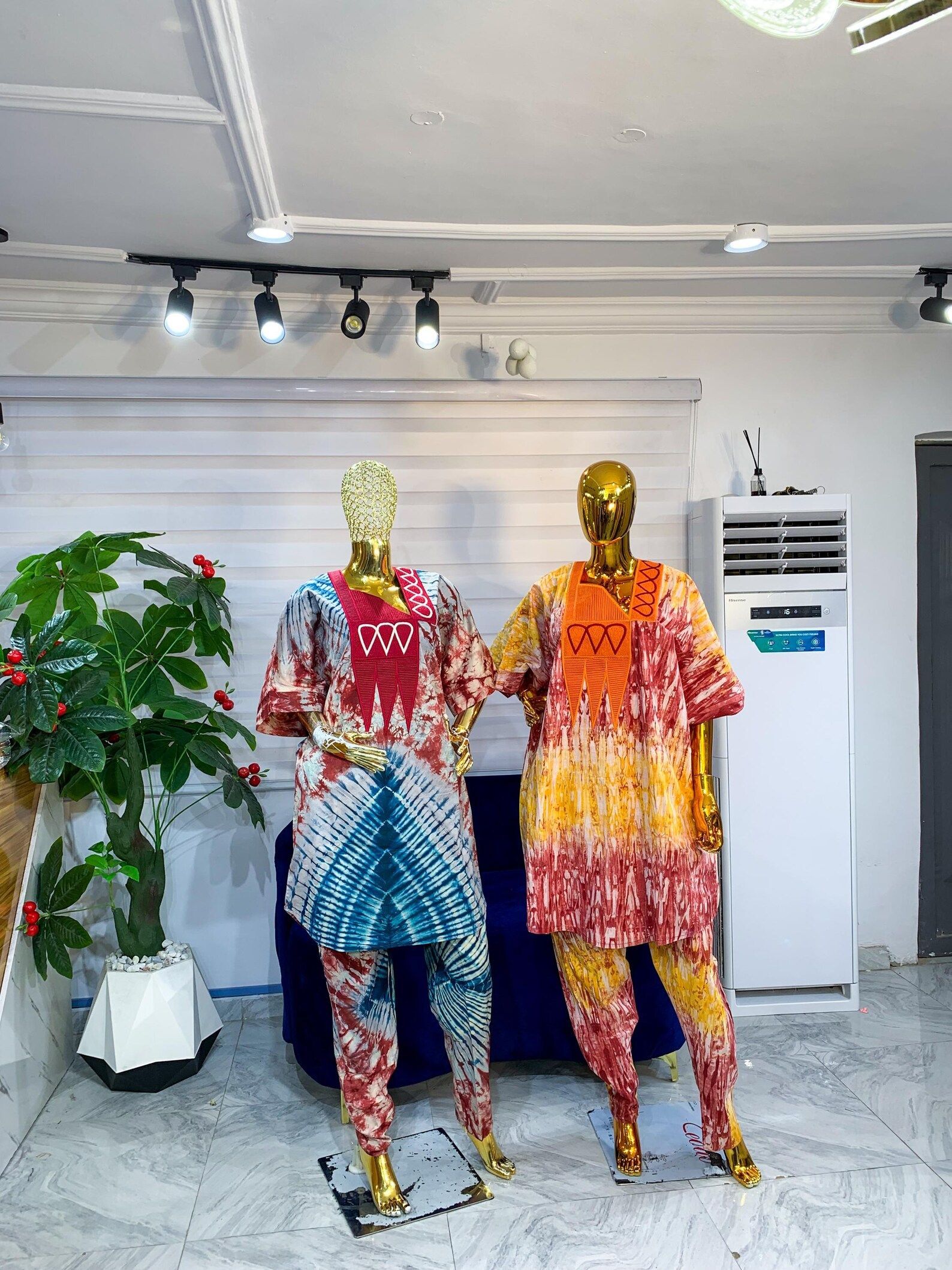 Kasey Tie Die Two-Piece Plants Outfits