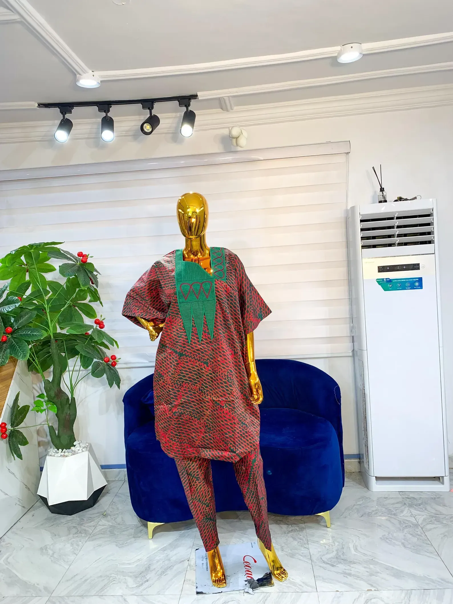 Casey Tie Die Two-Piece Plants Outfit