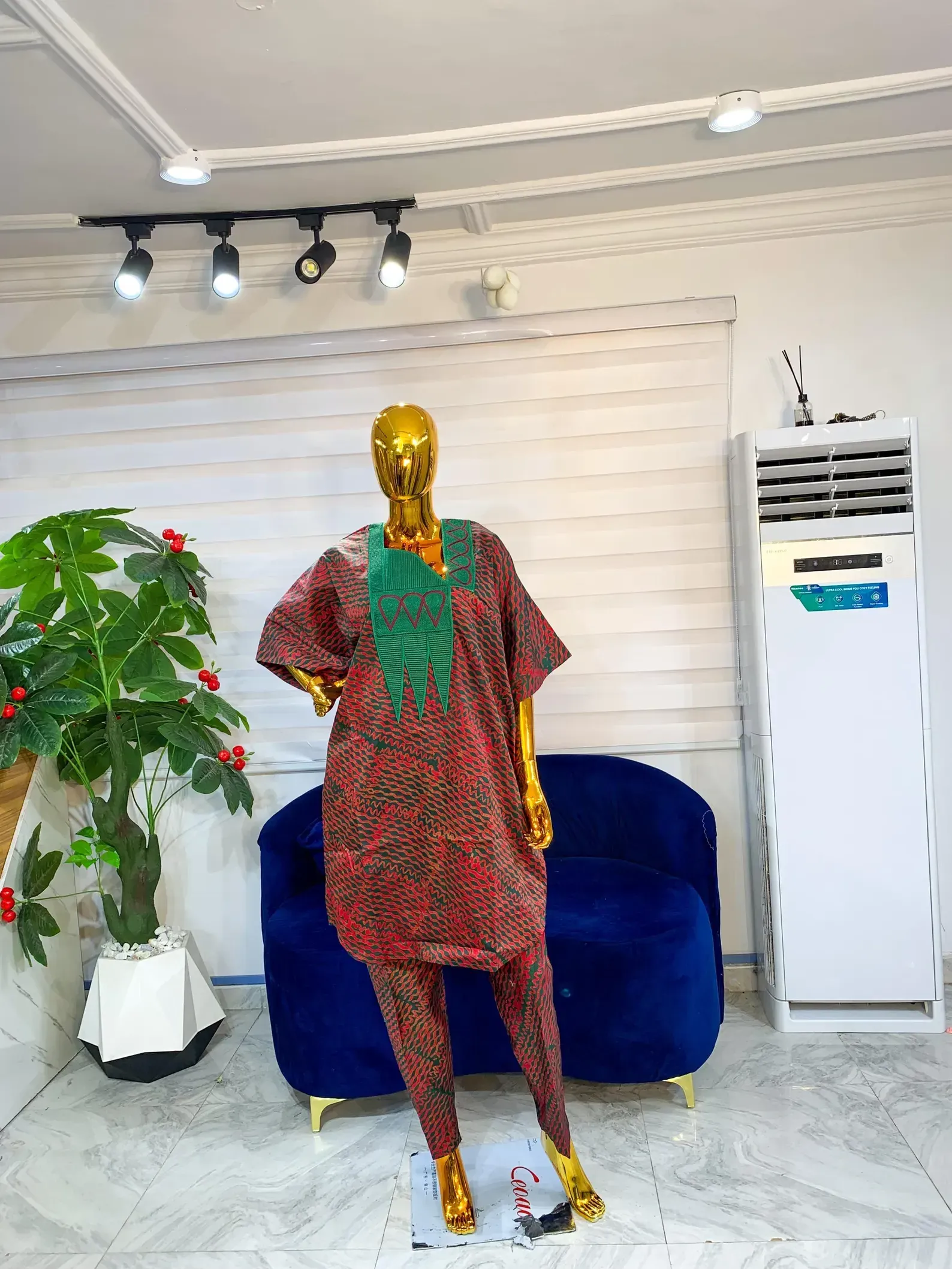 Casey Tie Die Two-Piece Plants Outfit