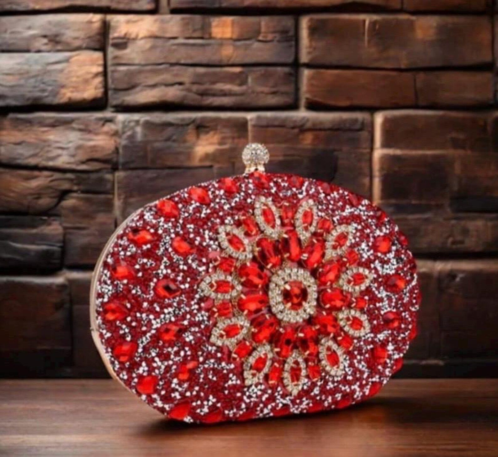 Red Diamond Clutch