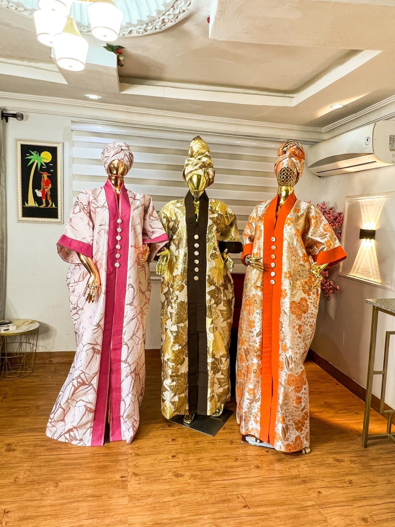 Makeda Floral Jacquard Kaftan