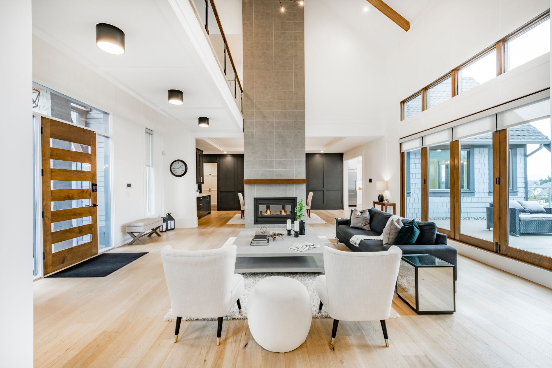 Interior of a large house