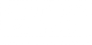 A white, minimalist logo consisting of an abstract, stylized lowercase letter