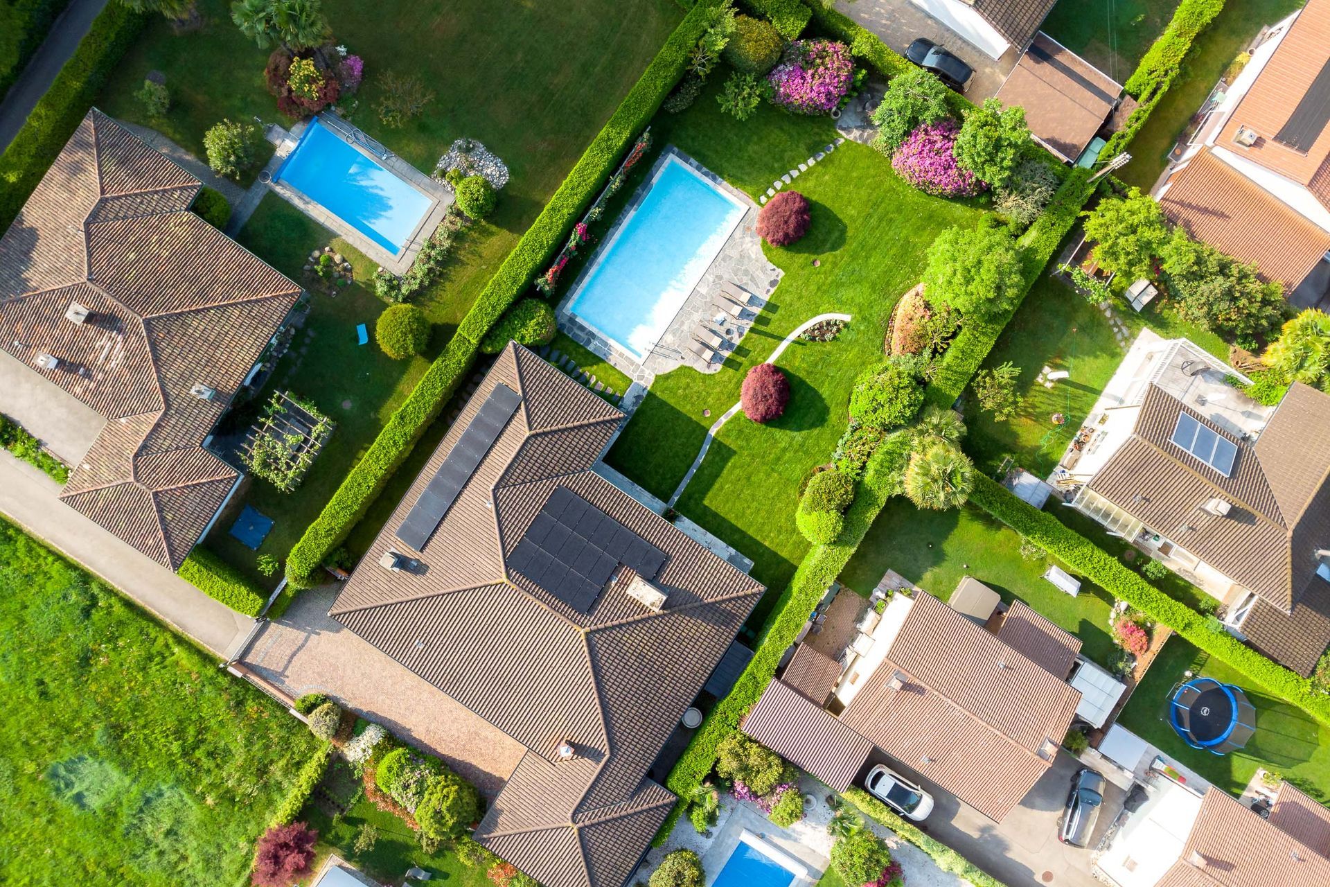 foto drone villa